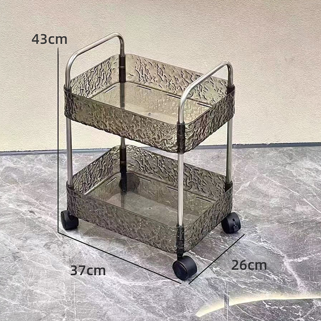 Household Storage Rack Trolley Multi-Functional Snack Storage Rack