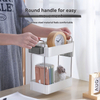 Desktop Shelf with Two Tiers - Office Storage Shelf for B2B Workspaces