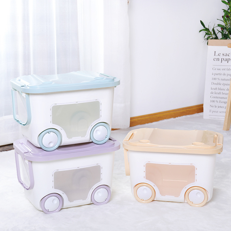 Wheeled Transparent Storage Box - Wholesale High-Quality Plastic Storage Solution