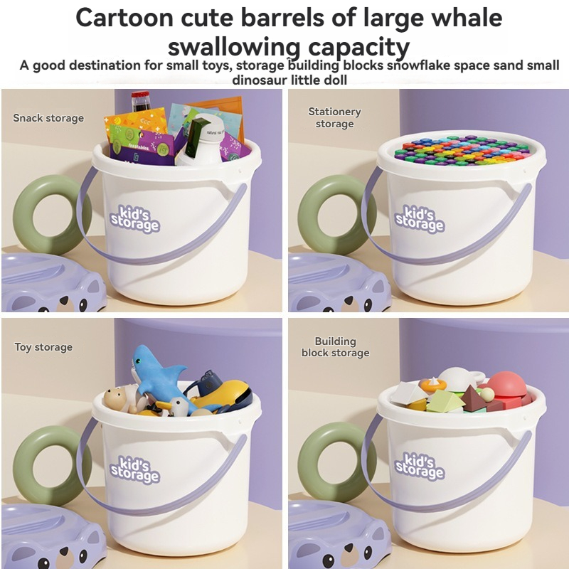 Cute Cartoon Storage Bucket for Kids – Large Capacity