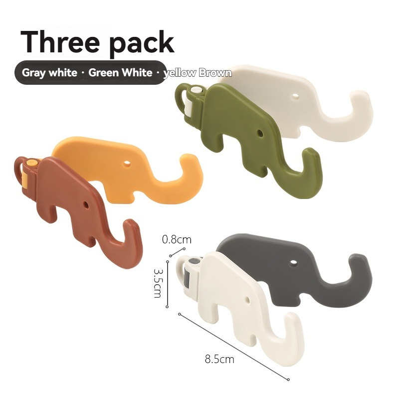 Elephant Phone Holder - Adjustable Desk Phone Stand (3-Pack)