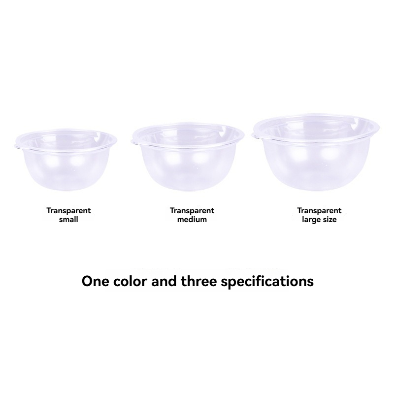 Transparent Salad Bowl with Drain Design - Factory Direct B2B Food Packaging Solution