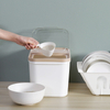 Grain Storage Container with Measuring Spoon - Factory Direct B2B Food Storage Solution