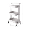 3-Tier Storage Cart for Efficient Organization