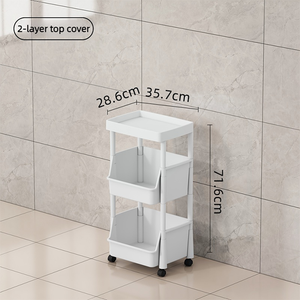 Plastic Storage Trolley