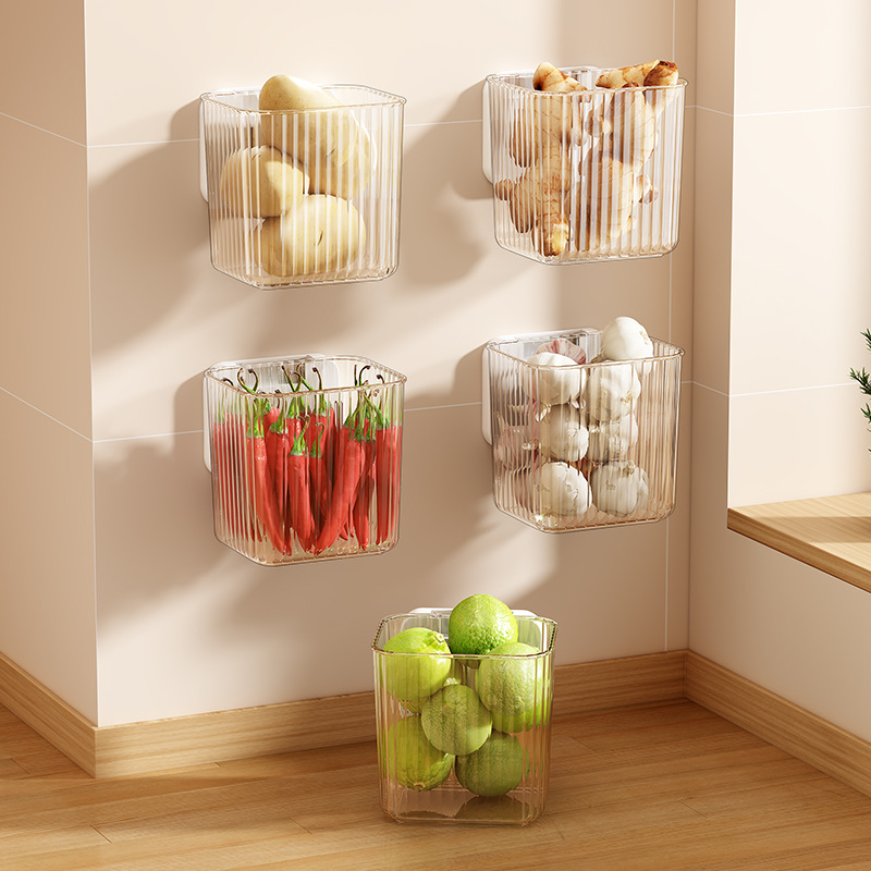 Modern Transparent Storage Hanging Basket