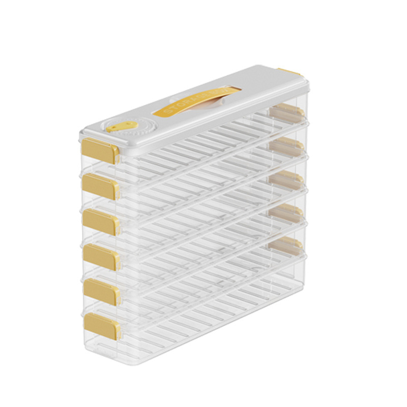 Kitchen household food grade dumpling box refrigerator freezer fresh dumpling storage box