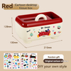 Cartoon Desktop Tissue Box - Multifunctional Storage with Mobile Holder