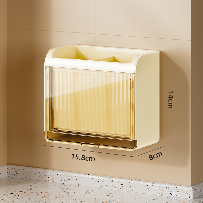 Wall-mounted chopstick storage