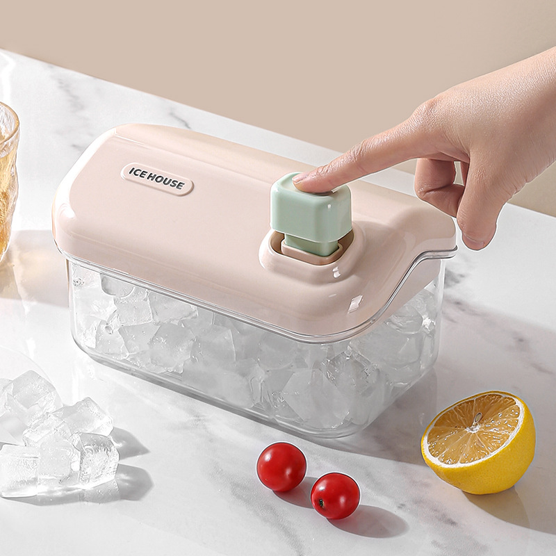 Homemade Frozen Ice Cubes Artifact Press Hut Ice Cube Box