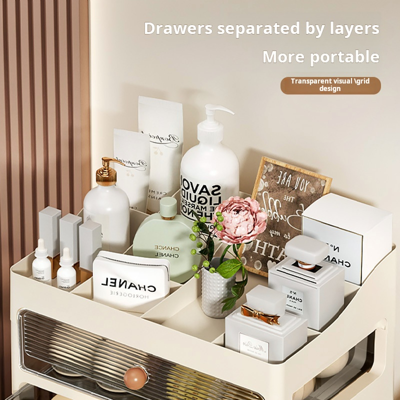 Desktop Multifunctional Layered Drawer Storage Rack