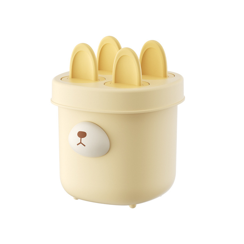 Easy-to-demold Homemade Little Rabbit Ice Cream Box