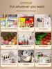 W1563 Transparent cart storage rack