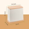 Multi-Functional Covered Trash Can for Bulk Retail & Commercial Use