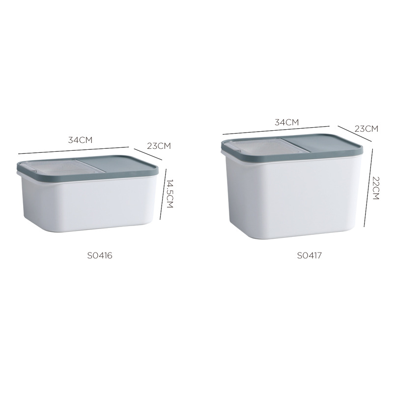 Grain Storage Container with Measuring Spoon - Factory Direct B2B Food Storage Solution