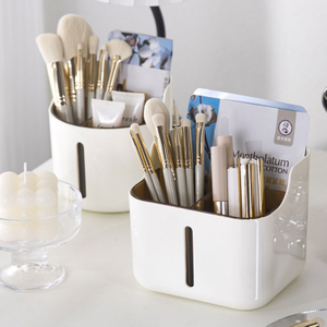 Makeup Brush Organizer - Elegant And Practical Desktop Storage Solution