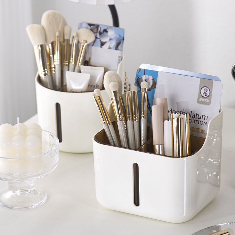 Makeup Brush Organizer - Elegant And Practical Desktop Storage Solution