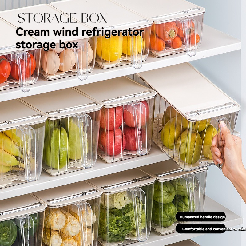 Refrigerator Storage Drain Basket - Efficient Food Storage And Preservation Solution