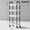 Multi-Layer Mobile Storage Rack - Efficient Kitchen And Office Storage Solution