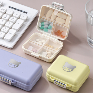 Sealed Storage Box - Portable Multi-Function Pill And Jewelry Organizer