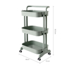 3-Tier Storage Cart for Efficient Organization