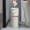 Narrow Trash Can for Bathroom – Space-Saving Waste Bin with Innovative Design