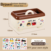 Cartoon Desktop Tissue Box - Multifunctional Storage with Mobile Holder
