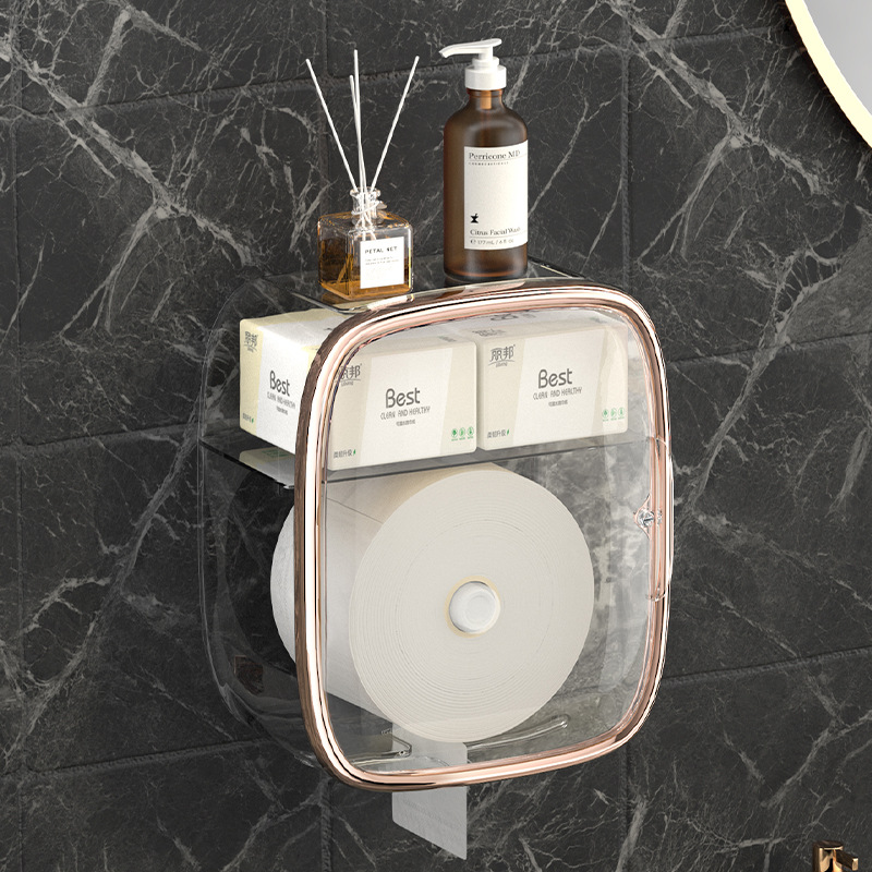 Bathroom Storage Box - Durable Wall-Mounted Organizer