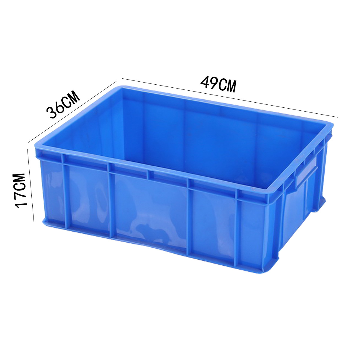 Thickened Plastic Turnover Basket - Industrial Storage Crate for B2B Procurement
