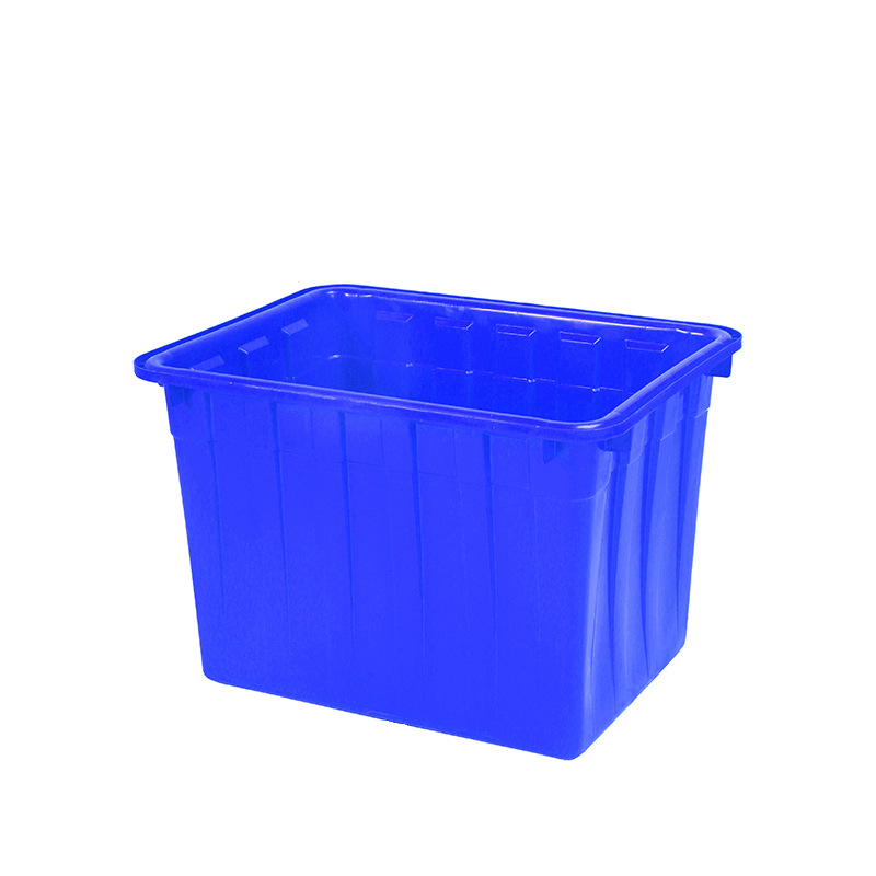 Plastic Storage Bin with Wheels for Industrial Use 