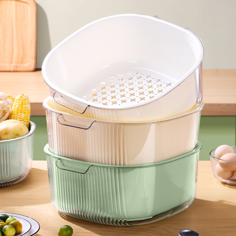 Premium Storage Basket with Draining Feature