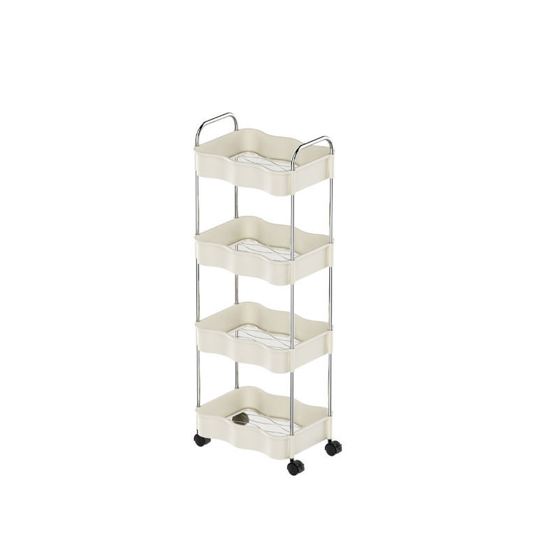 Large Capacity Floor-standing Movable Dormitory Gap Wave-shaped Trolley