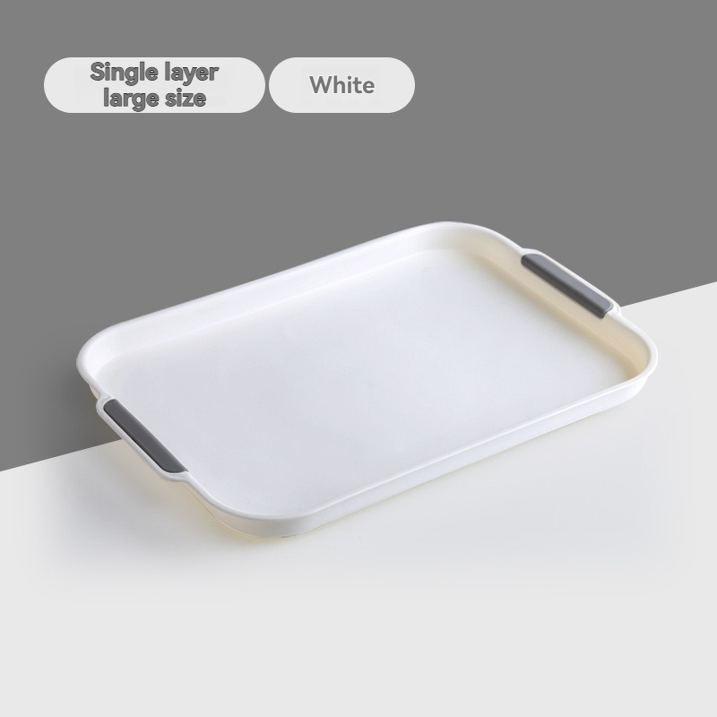 Water Cup Drain Tray Household Living Room Tray Rectangular Tea Tray Fruit Tray