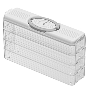 Premium Narrow Dumpling Storage Box - Efficient Refrigerator Dumpling Container
