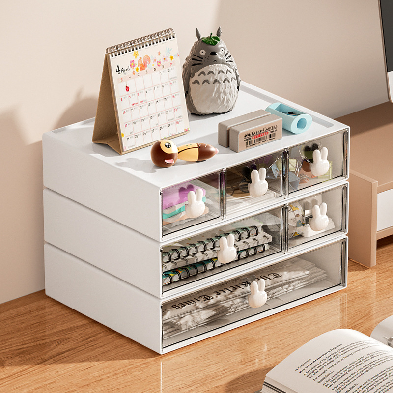 Desktop Stationery Stacking Storage Combination Drawer Box