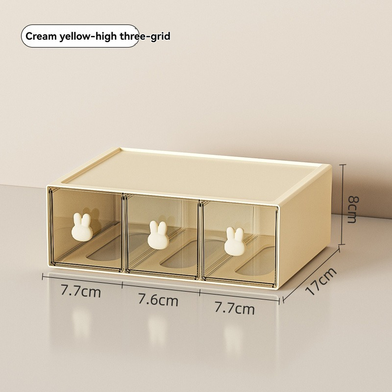 Plastic Storage Wins with 3 Drawer Convenience