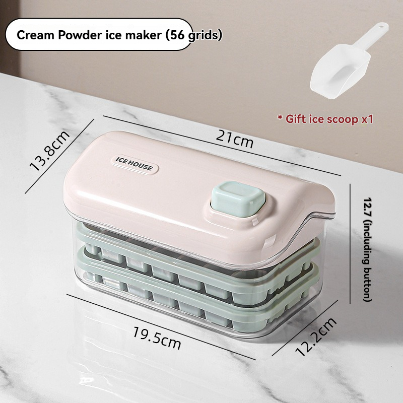 Pressed ice cube box