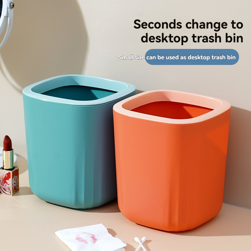 Simple Household Wastebasket without Lid