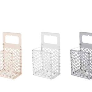 Wall-mounted Folding Laundry Basket without Drilling Holes