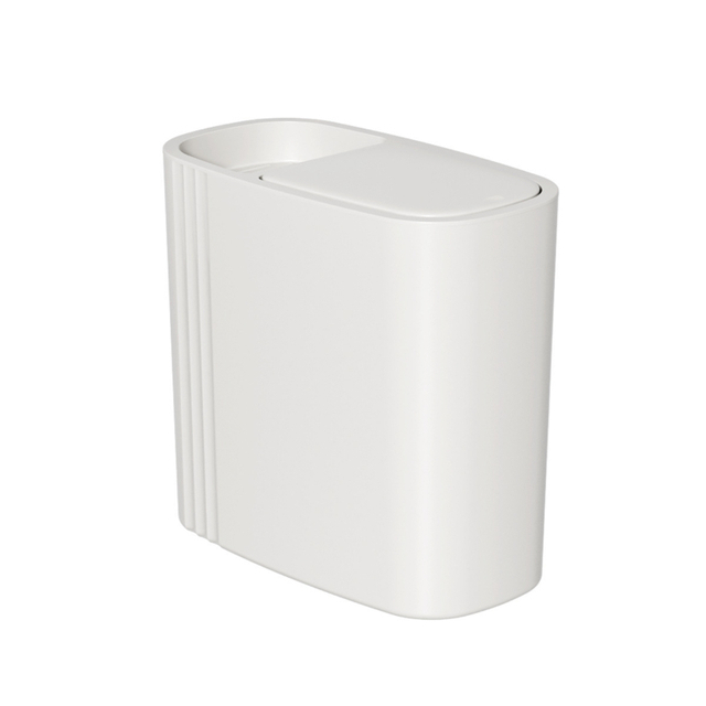 Plastic Covered Anti-odor Narrow-seam Press-type Trash Can