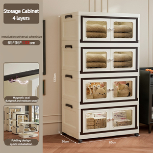 Transparent clothes locker