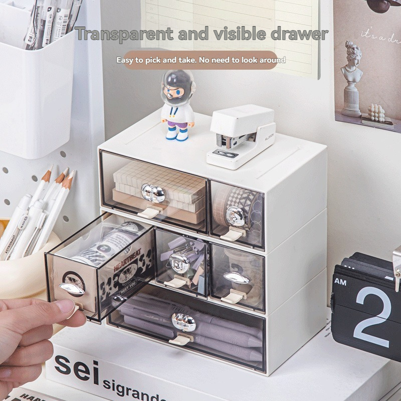 3-Tier Stackable Drawer Storage Box