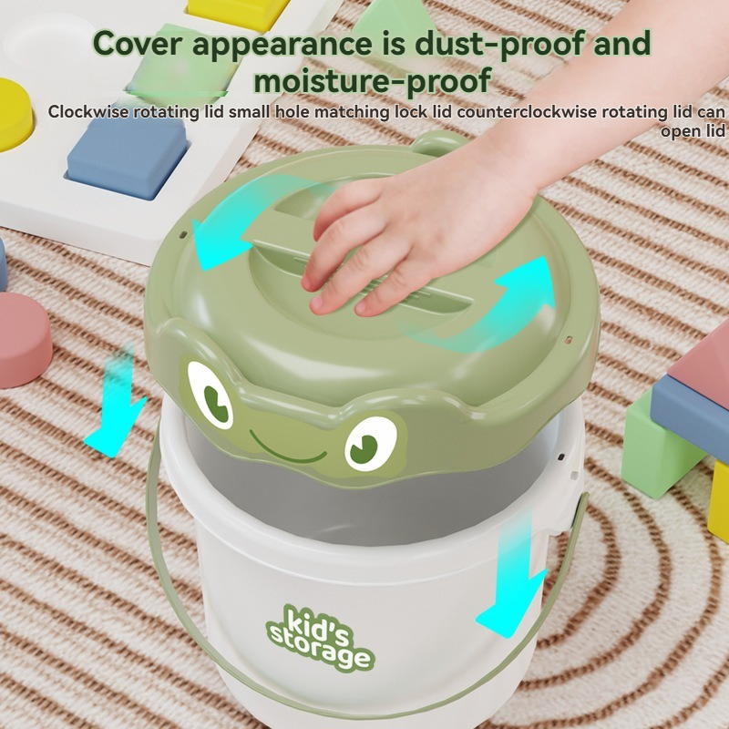 Cute Cartoon Storage Bucket for Kids – Large Capacity
