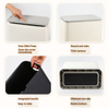 Multi-Functional Covered Trash Can for Bulk Retail & Commercial Use