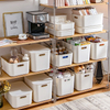 White Plastic Storage Bins with Handles for Wholesale - Durable & Stackable