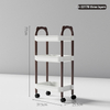 Multi-Layer Mobile Storage Rack - Efficient Kitchen And Office Storage Solution