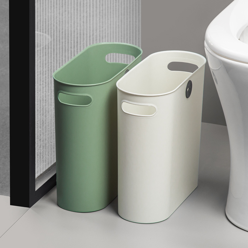 Narrow Trash Can for Bathroom – Space-Saving Waste Bin with Innovative Design