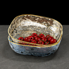 Luxurious Textured Water Ripple Square Fruit Trays