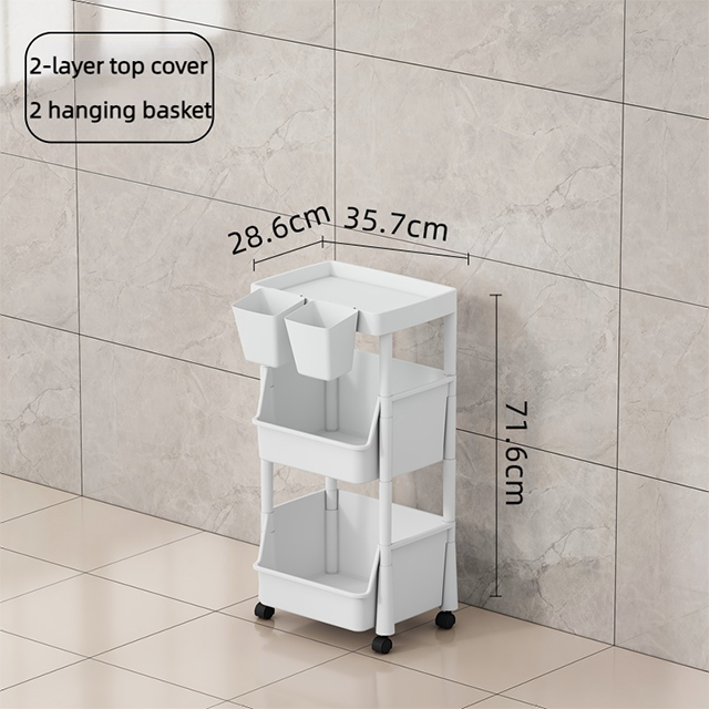 Plastic Storage Trolley