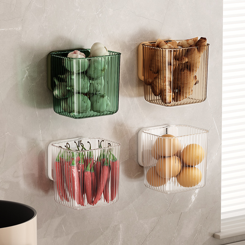 Modern Transparent Storage Hanging Basket